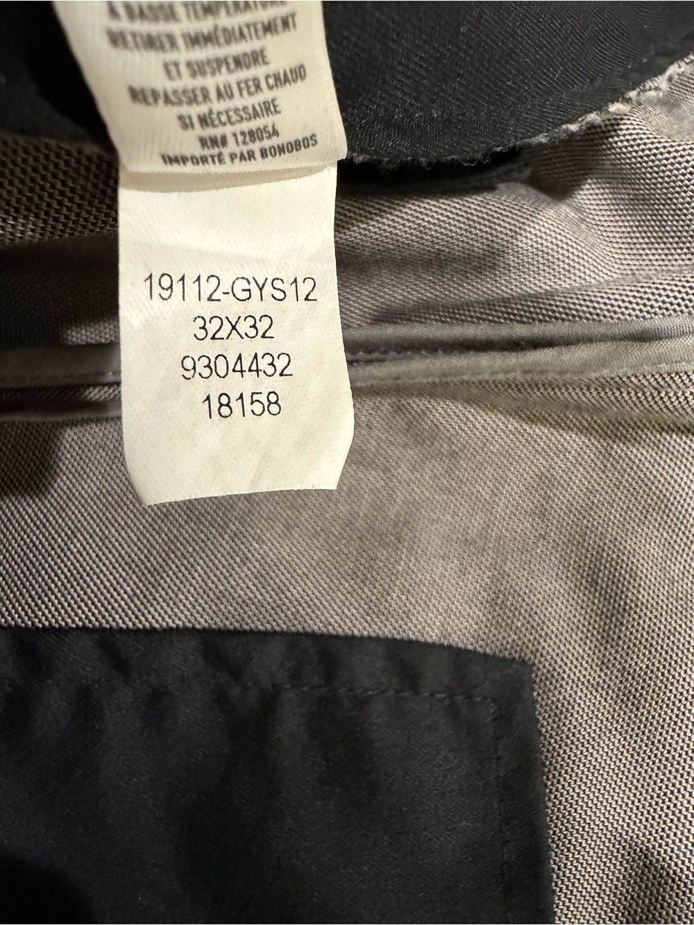 Bonobos Weekday Warrior Dress Pants – Grey “Monday” – Size 32x32 - Picture 9 of 10